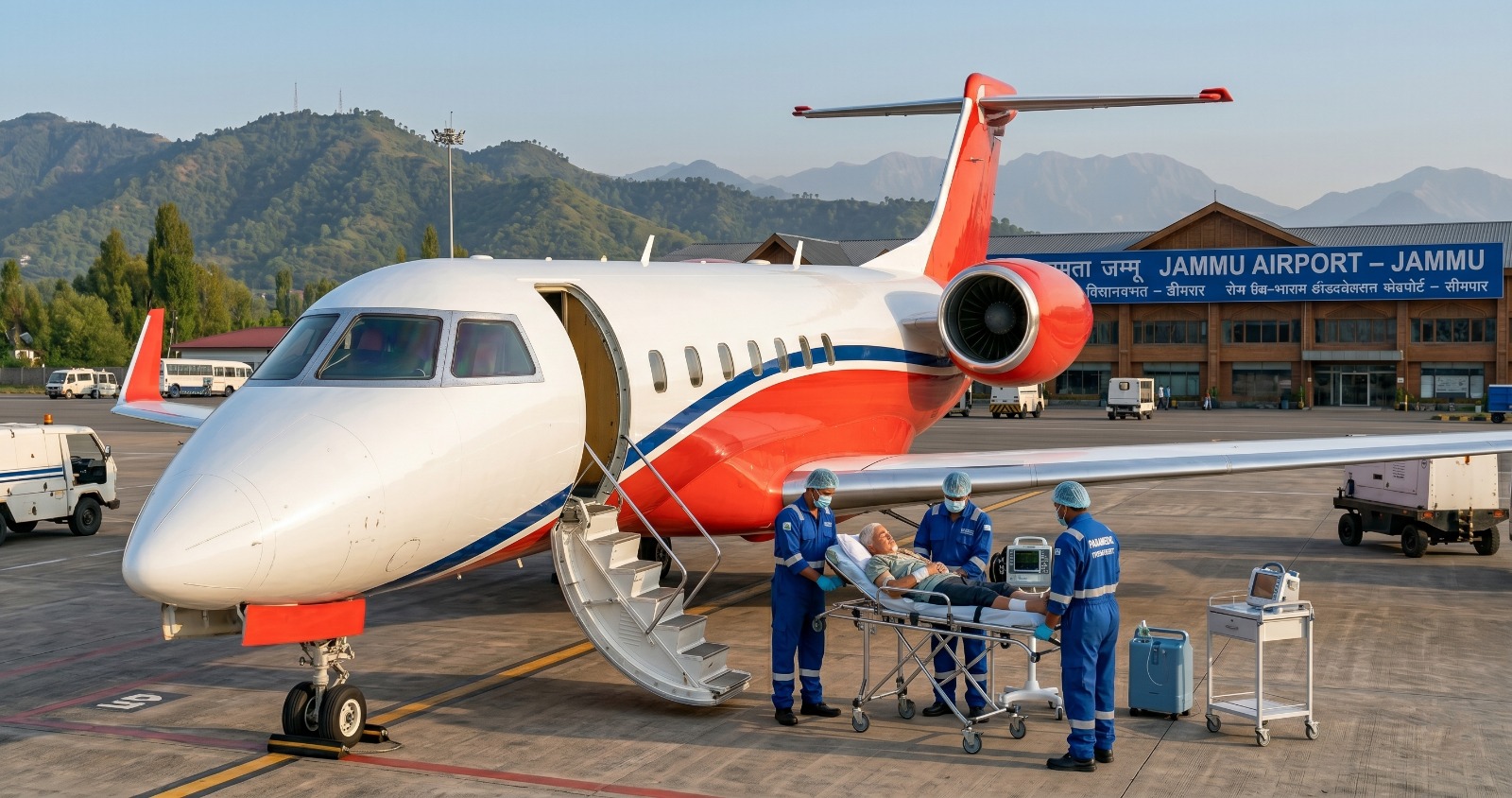Air Ambulance Jammu & Kashmir Pricing