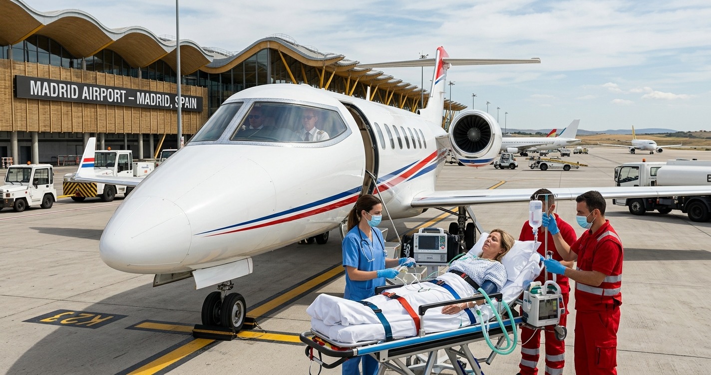 Air Ambulance Spain Madrid Cost
